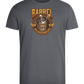 Save Water Drink Beer Barrel Design - Comfort men's fitted t-shirt_MOUSE GREY_front