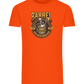 Save Water Drink Beer Barrel Design - Comfort men's fitted t-shirt_ORANGE_front