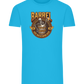 Save Water Drink Beer Barrel Design - Comfort men's fitted t-shirt_TURQUOISE_front