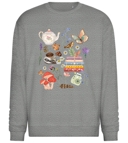 Autumn Feeling Design - Comfort Essential Unisex Sweater_ORION GREY II_front