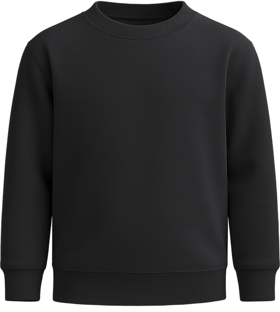 Premium kids sweatshirt_BLACK_front