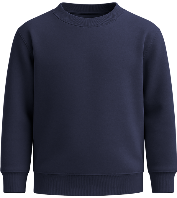 Basic kids sweatshirt_NAVY_front