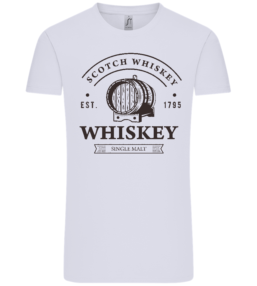 Scotch Whiskey Barrell Design - Comfort Unisex T-Shirt_LILAK_front