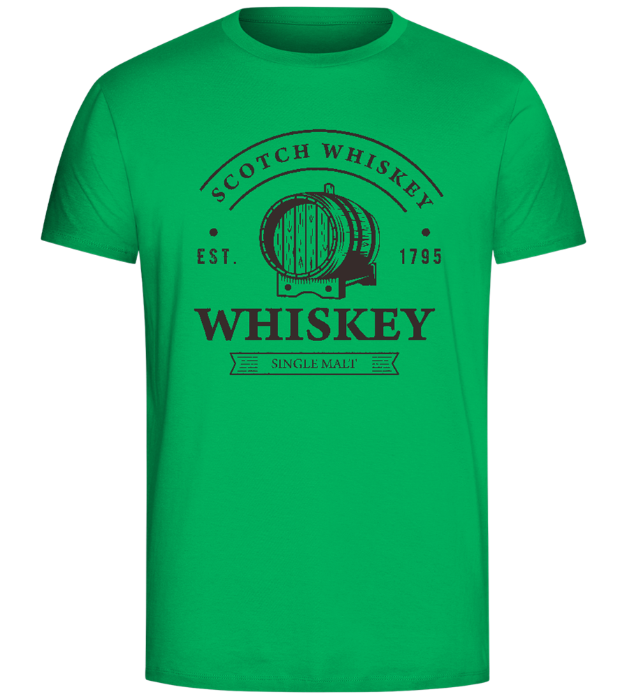 Scotch Whiskey Barrell Design - Comfort Unisex T-Shirt_SPRING GREEN_front