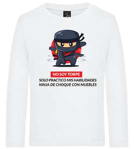 Ninja Design - Premium kids long sleeve t-shirt