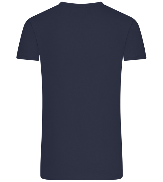 Optimist Pessimist Realist Design - Comfort Unisex T-Shirt_FRENCH NAVY_back