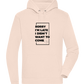 Sorry I'm Late Design - Premium unisex hoodie_LIGHT PEACH ROSE_front