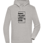 Sorry I'm Late Design - Premium unisex hoodie_ORION GREY II_front