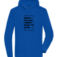 Sorry I'm Late Design - Premium unisex hoodie_ROYAL_front