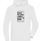 Sorry I'm Late Design - Premium unisex hoodie_WHITE_front