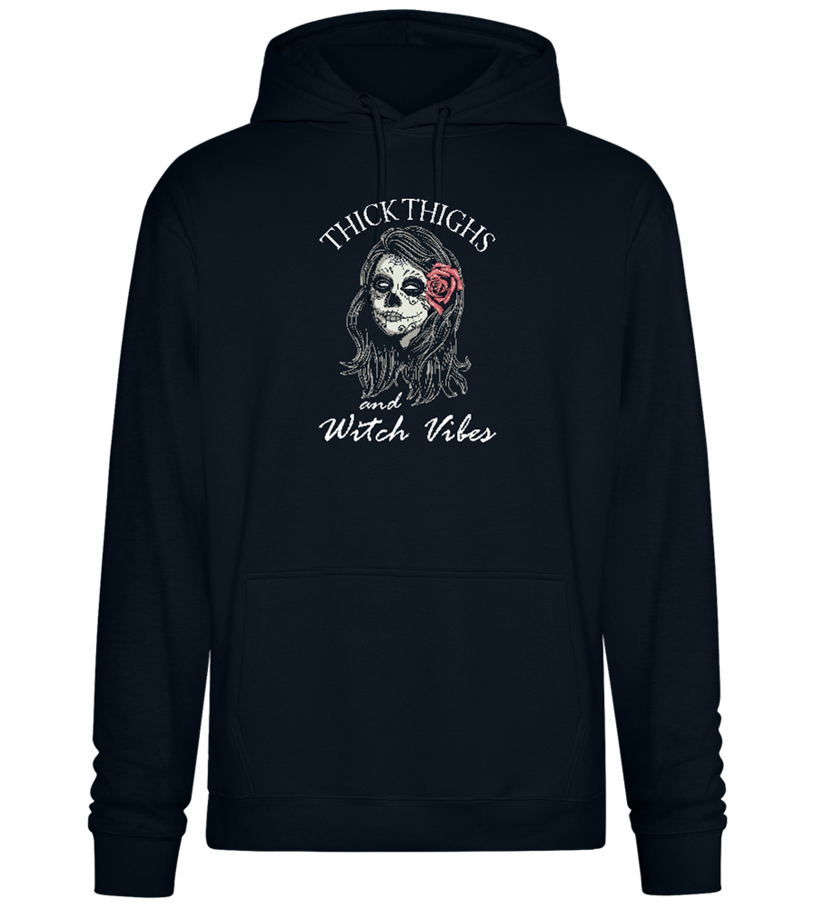 Witch Vibes Design - Premium Essential Unisex Hoodie_BLACK_front