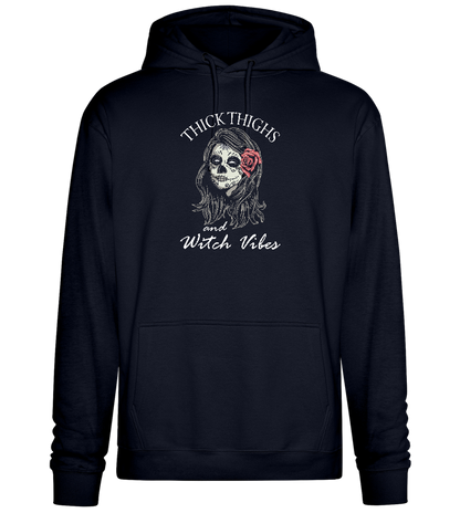 Witch Vibes Design - Premium Essential Unisex Hoodie_FRENCH NAVY_front