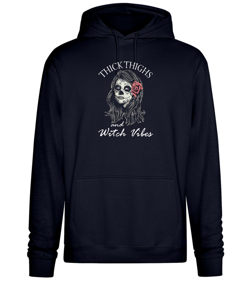 Witch Vibes Design - Premium Essential Unisex Hoodie_FRENCH NAVY_front