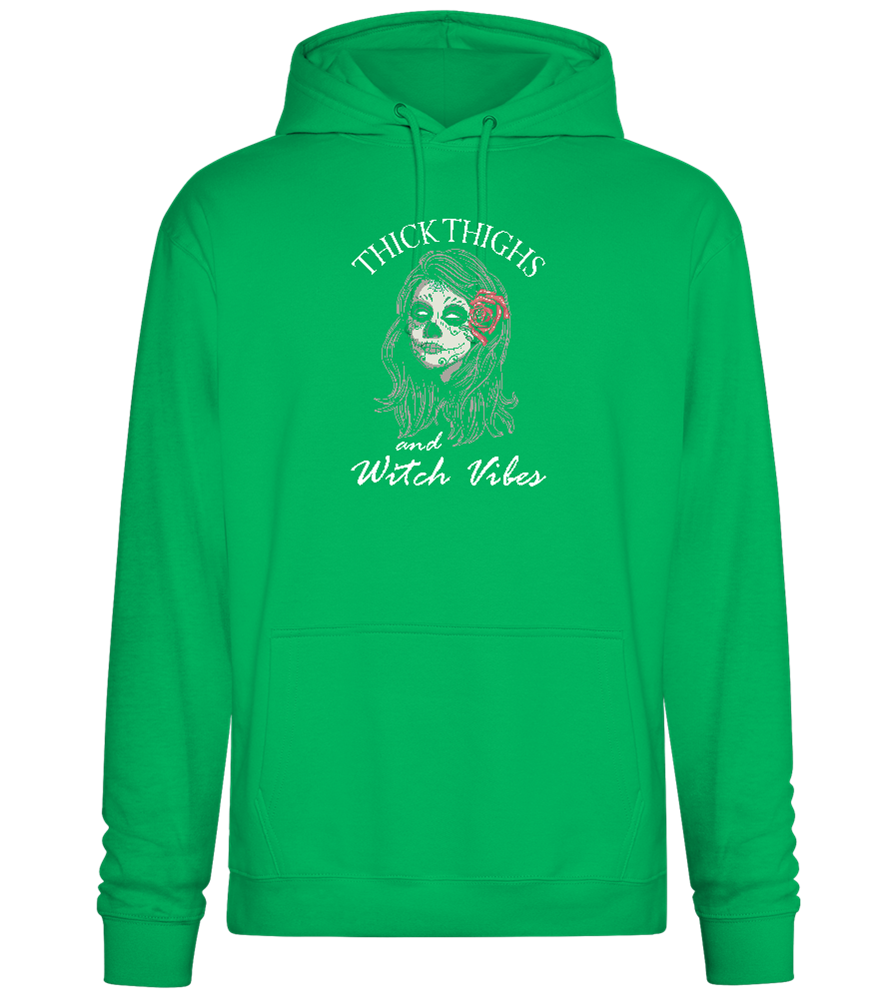 Witch Vibes Design - Premium Essential Unisex Hoodie_SPRING GREEN_front