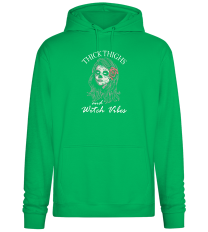 Witch Vibes Design - Premium Essential Unisex Hoodie_SPRING GREEN_front