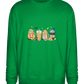 Halloween Drinks Design - Comfort Essential Unisex Sweater_MEADOW GREEN_front