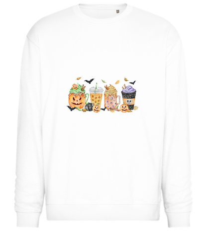 Halloween Drinks Design - Comfort Essential Unisex Sweater_WHITE_front