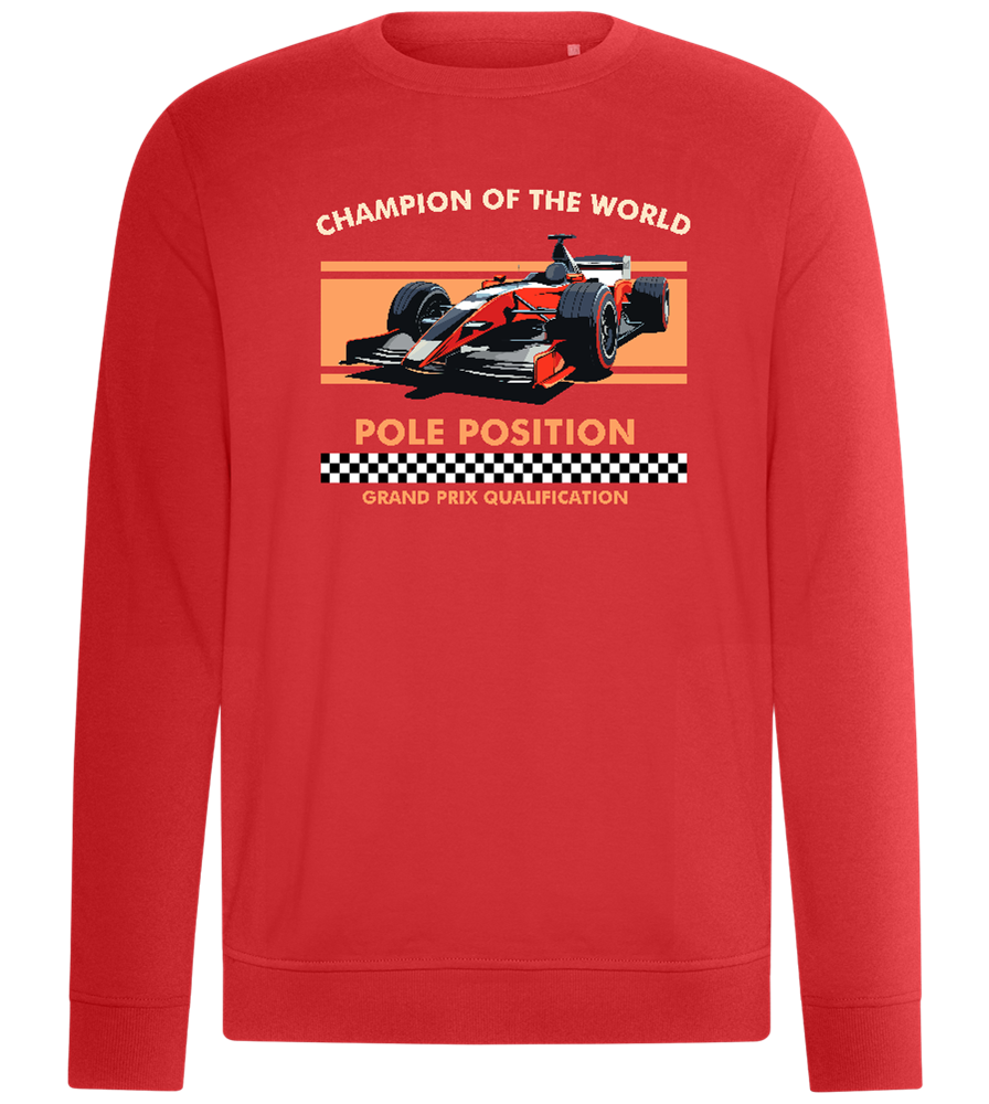 Champion of the World Design - Comfort unisex sweater_RED_front