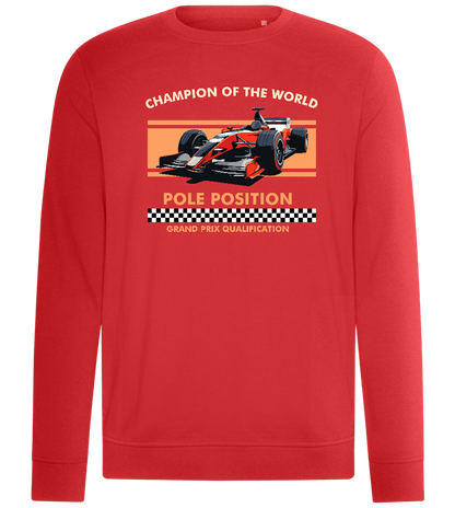 Champion of the World Design - Comfort unisex sweater_RED_front