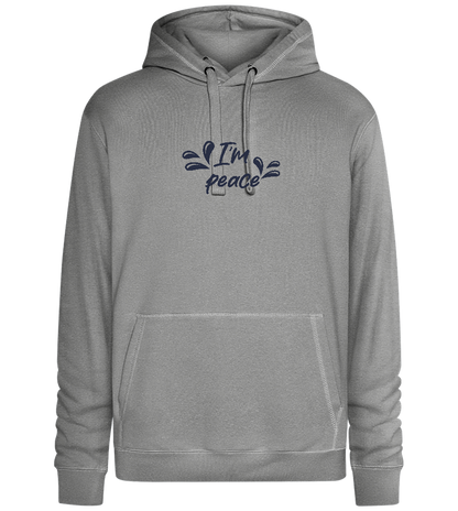 I'm Peace Design - Premium unisex hoodie_ORION GREY II_front