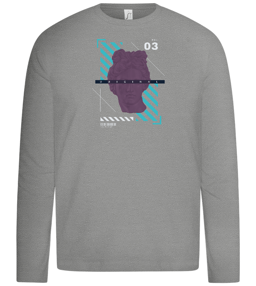 The Original Angel Design - Premium kids long sleeve t-shirt_ORION GREY_front