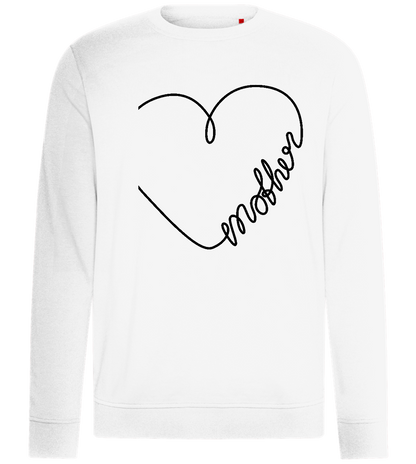 Heart Mother Design - Comfort unisex sweater_WHITE_front