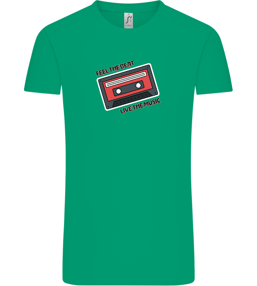 Feel the Beat Design - Comfort Unisex T-Shirt_SPRING GREEN_front