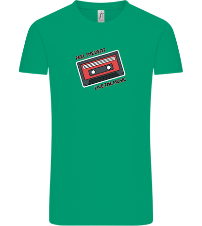 Feel the Beat Design - Comfort Unisex T-Shirt_SPRING GREEN_front