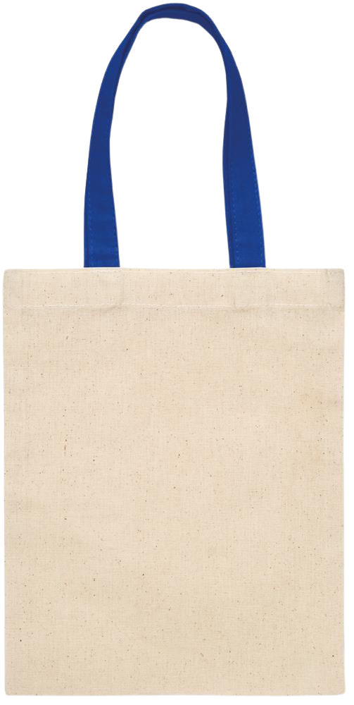 Hate is Out of Date Design - Essential small colored handle gift bag_ROYAL BLUE_back