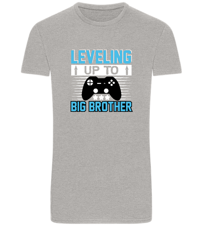 Leveling Up To Big Brother Design - Basic Unisex T-Shirt_ORION GREY_front