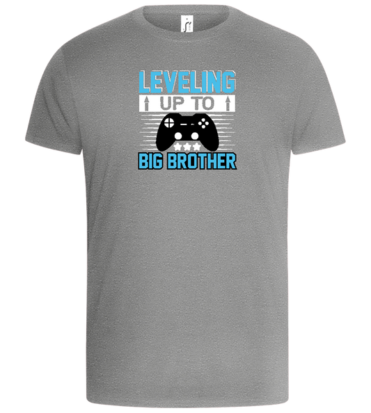 Leveling Up To Big Brother Design - Basic Unisex T-Shirt_ORION GREY_front