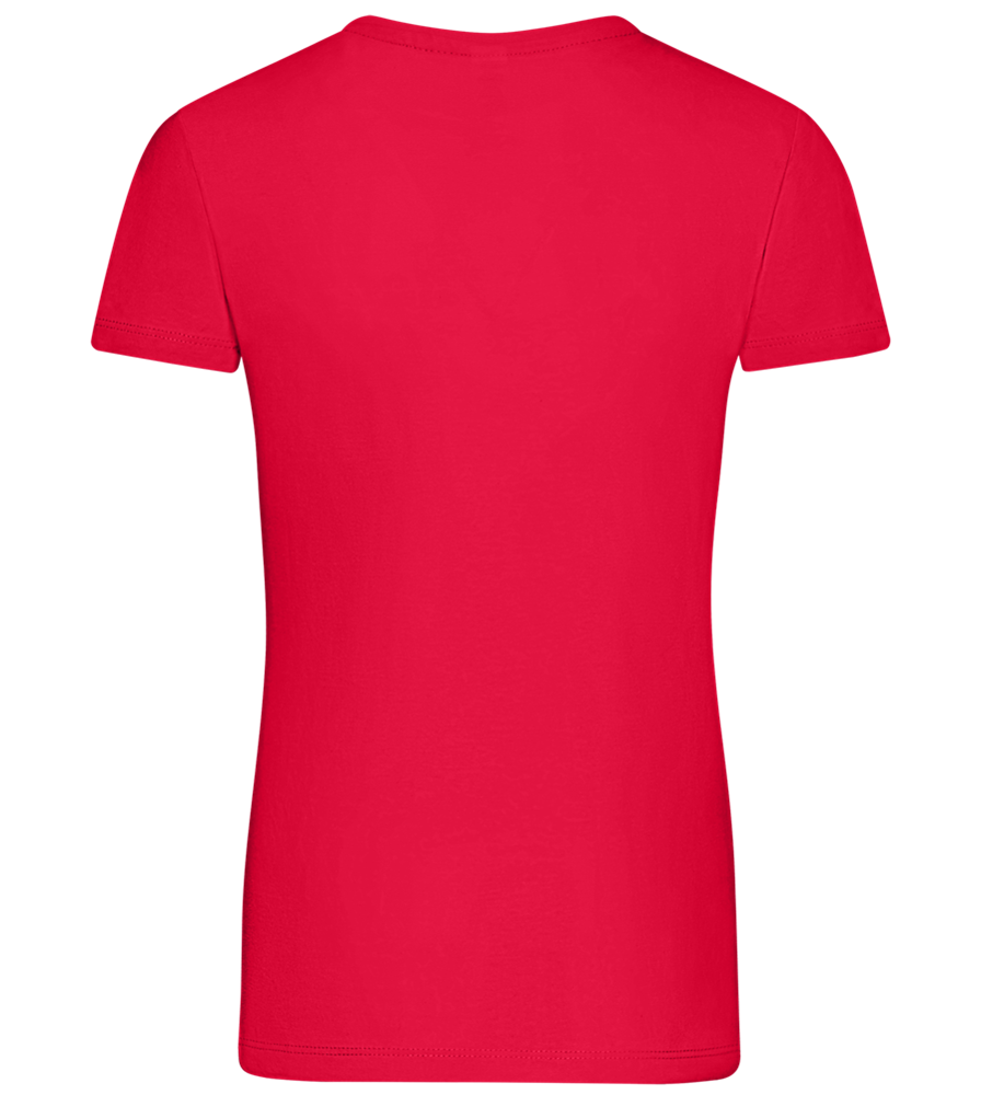 Love His Dedication Design - Comfort women's t-shirt_RED_back