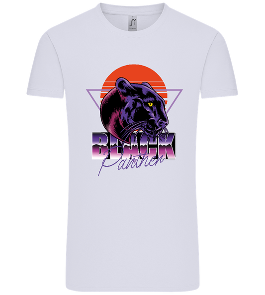 Retro Panther 4 Design - Comfort Unisex T-Shirt_LILAK_front