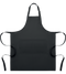 Adjustable Kitchen Apron with Pockets_BLACK_front