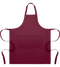 Adjustable Kitchen Apron with Pockets_BURGUNDY_front