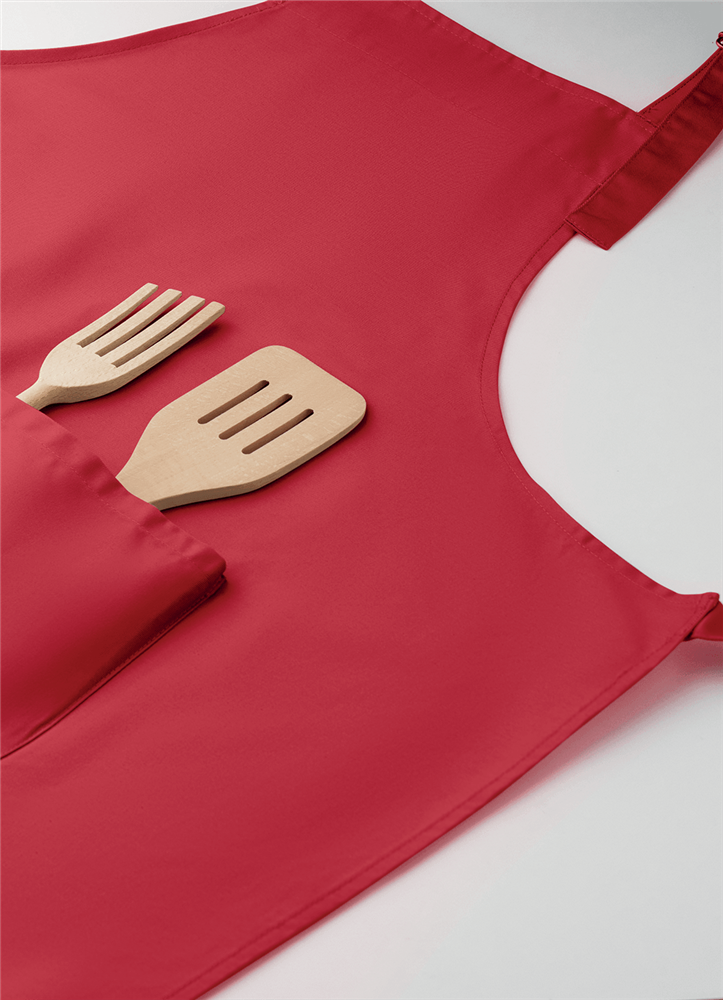 Adjustable Kitchen Apron with Pockets_RED_VARIANTFEATUREDIMAGE_front_2