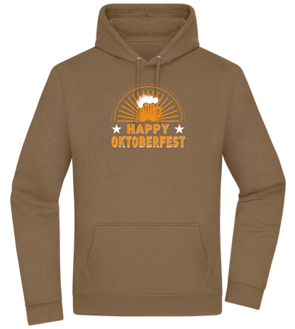 Happy Oktoberfest Design - Premium Essential Unisex Hoodie_ARMY_front