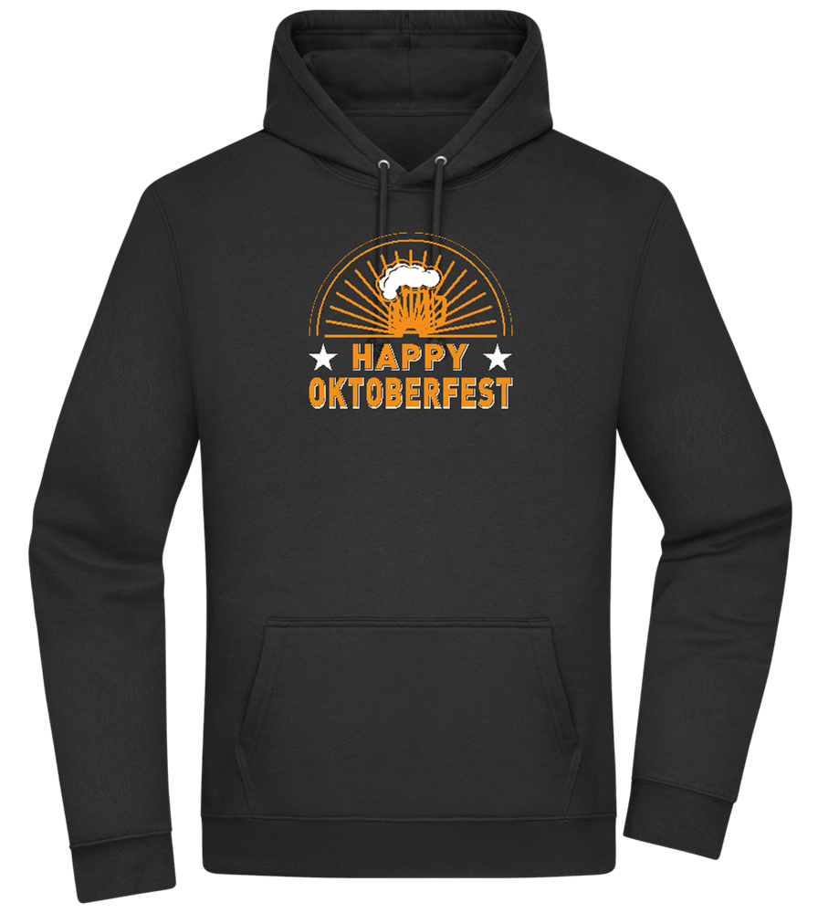 Happy Oktoberfest Design - Premium Essential Unisex Hoodie_BLACK_front