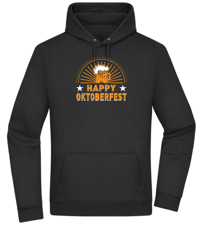 Happy Oktoberfest Design - Premium Essential Unisex Hoodie_BLACK_front