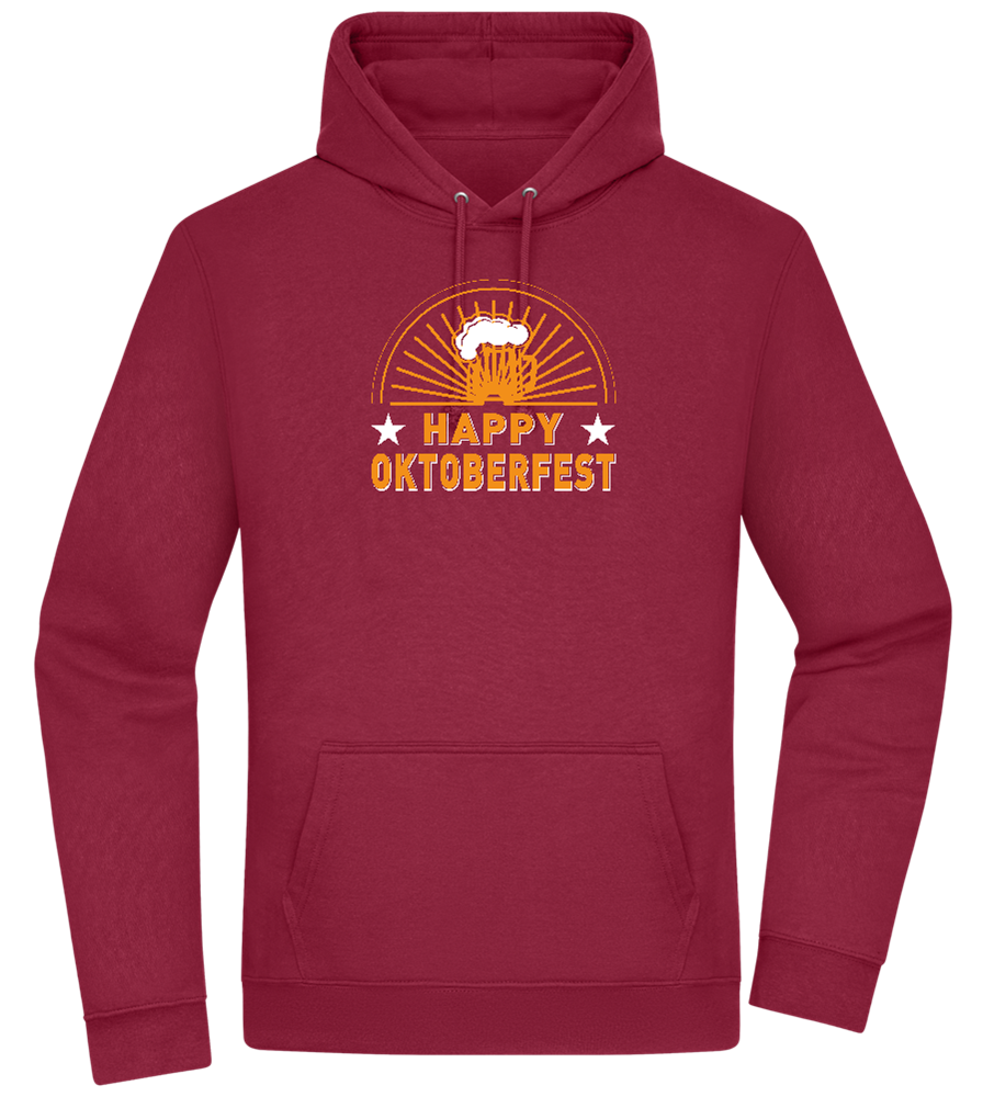 Happy Oktoberfest Design - Premium Essential Unisex Hoodie_BORDEAUX_front