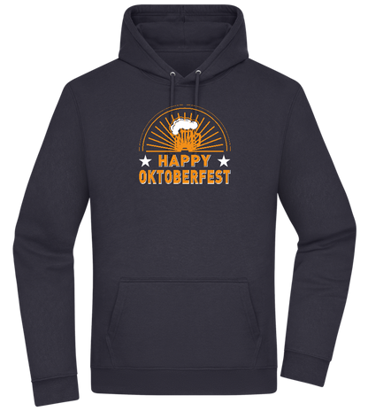 Happy Oktoberfest Design - Premium Essential Unisex Hoodie_FRENCH NAVY_front