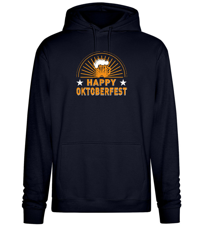 Happy Oktoberfest Design - Premium Essential Unisex Hoodie_FRENCH NAVY_front