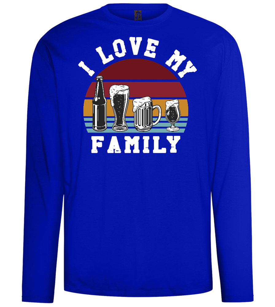 I Love My Family Design - Comfort men's long sleeve t-shirt_OVERSEAS_front