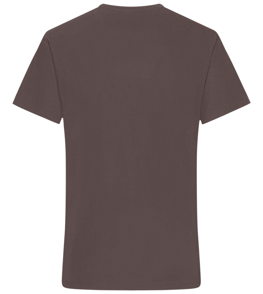 Hungry Dogs Design - Basic men's v-neck t-shirt_DARK GRAY_back