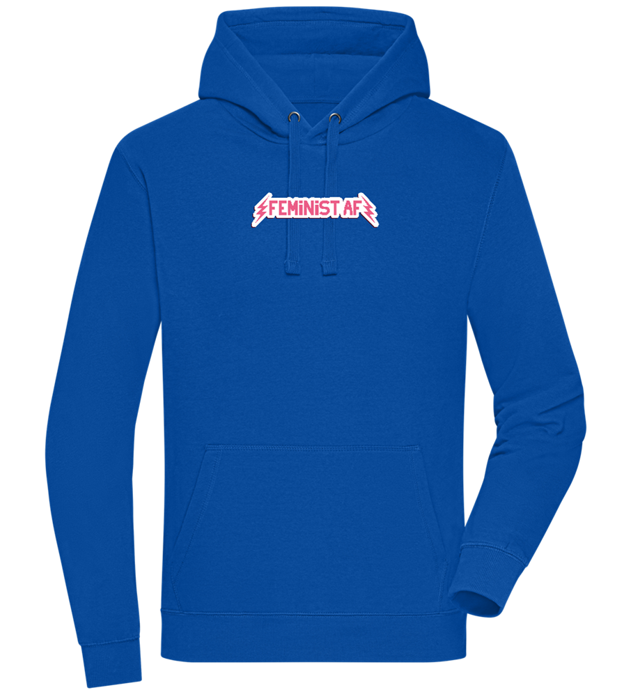 Feminist AF Design - Premium unisex hoodie_ROYAL_front