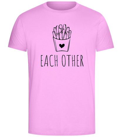 Each Other Design - Comfort Unisex T-Shirt_CANDY PINK_front