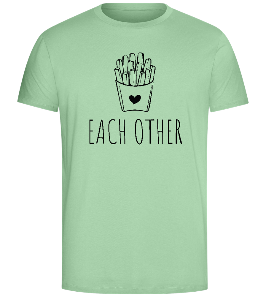 Each Other Design - Comfort Unisex T-Shirt_ICE GREEN_front