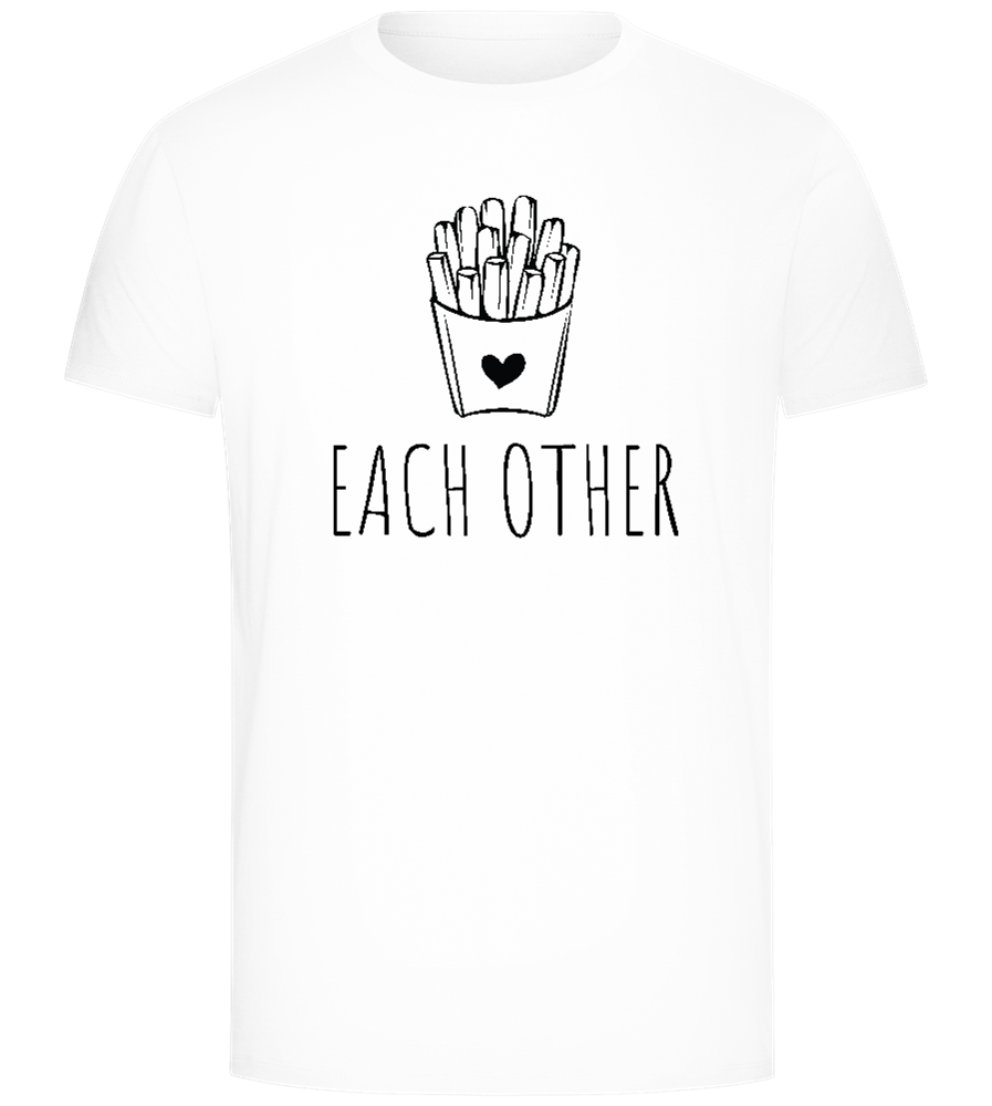 Each Other Design - Comfort Unisex T-Shirt_WHITE_front