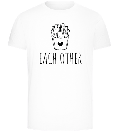 Each Other Design - Comfort Unisex T-Shirt_WHITE_front