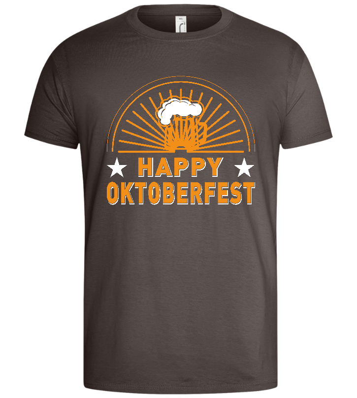 Happy Oktoberfest Design - Basic men's t-shirt_DARK GRAY_front